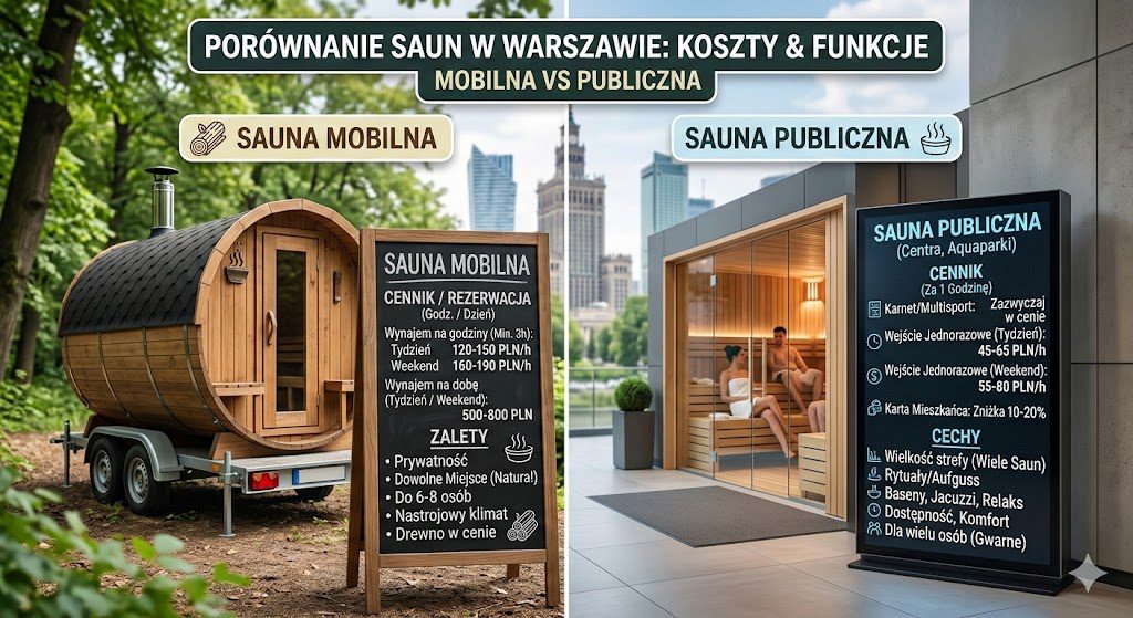 Wynajem mobilnej sauny warszawa